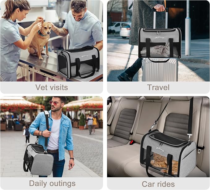 Airline Approved Pet Carrier for Cats & Small Dogs - Image 6
