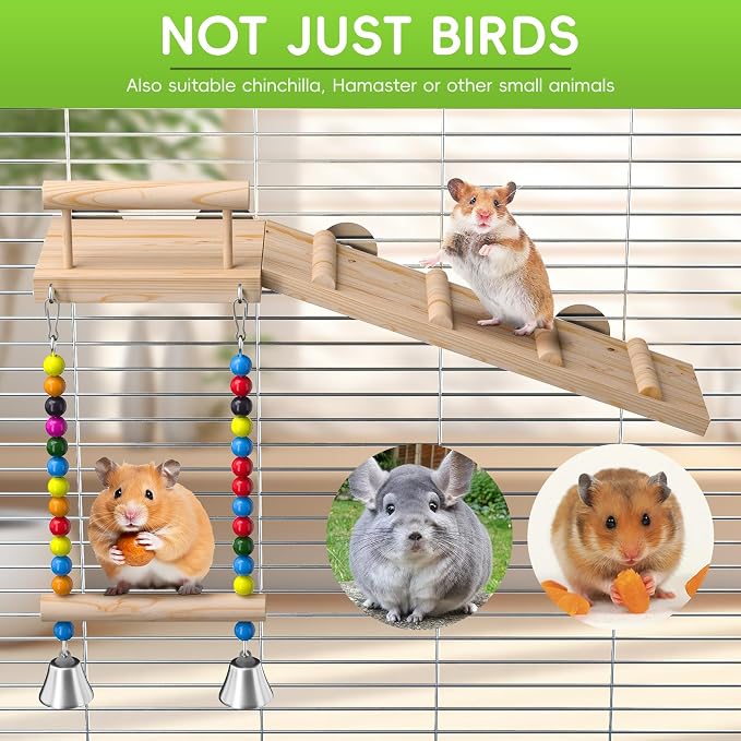Bird Perches Platform Swing - Image 4
