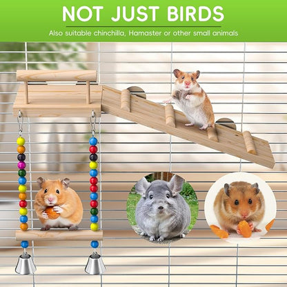 Bird Perches Platform Swing - Image 4