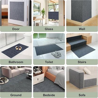 Cat Scratching Climbing Carpet Mat, Adhesive Trimmable Cat Scratcher Furniture - Image 6