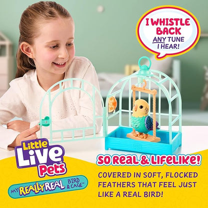 Little Live Pets My Really Real Talking Bird Toy & Cage - Image 2