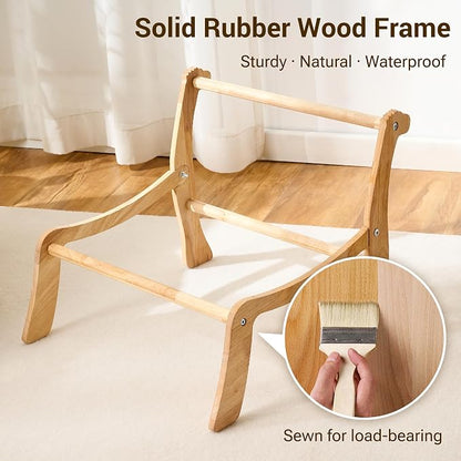Solid Wood Cat Couch Bed for Indoor Cats, Modern Cat Sofa - Image 7