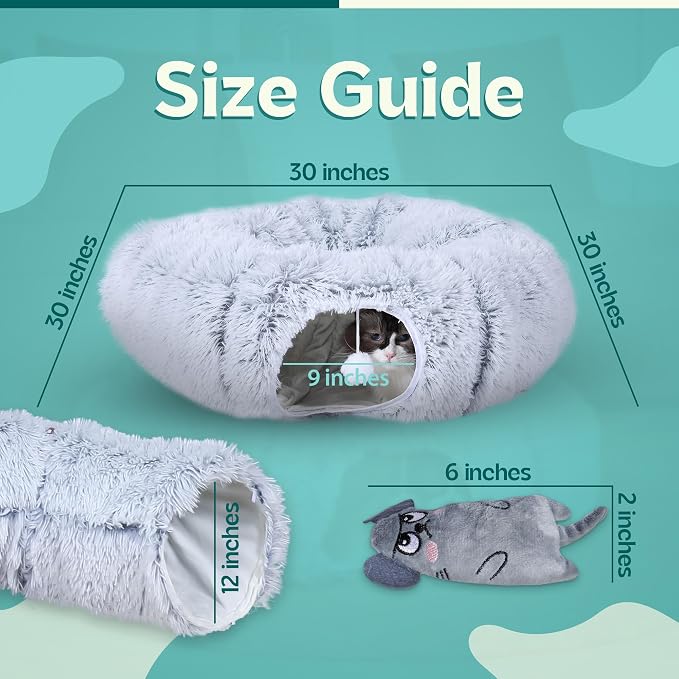Cat Tunnel Bed for Indoor Cats - Image 5
