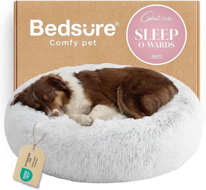 Bedsure Calming Dog Bed for Large Dogs by BEDSURE