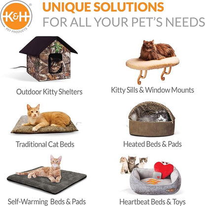 K&H Pet Products EZ Mount Bolster Cat Window Perch - Image 7