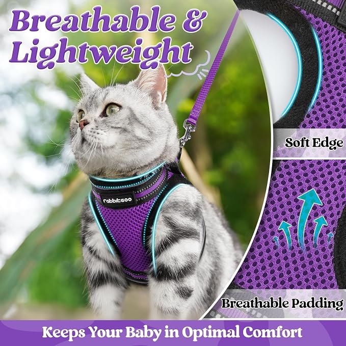 rabbitgoo Cat Harness and Leash Set - Image 4
