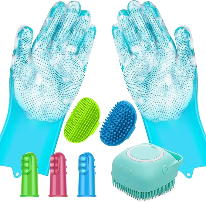 Dog Bathing Supplies – 8PCS Pet Shower & Grooming Kit by Unknown