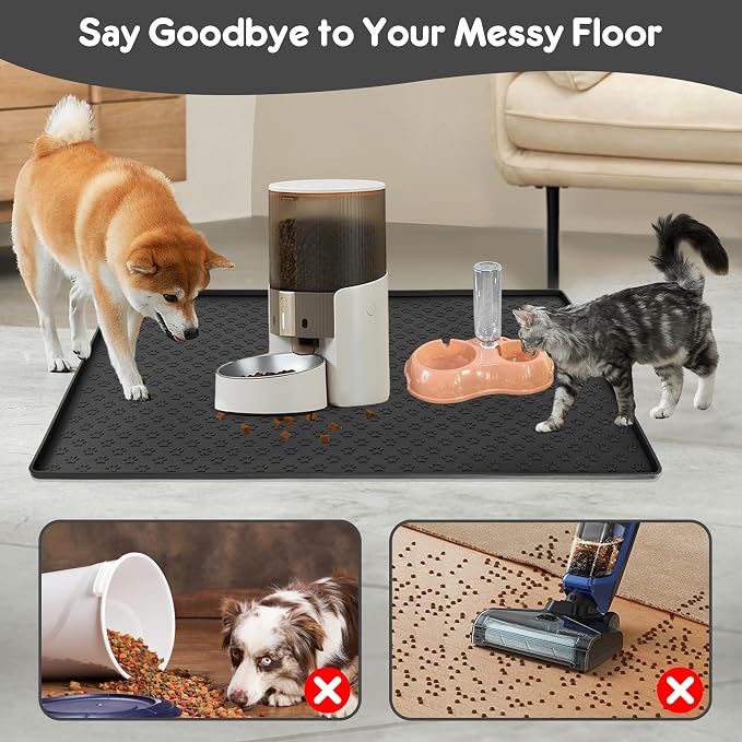 Silicone Dog Dish Mat for Food and Water - Image 5