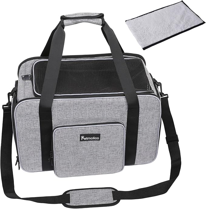 Petmolico Cat Carrier Soft-Sided Pet Bag by Petmolico
