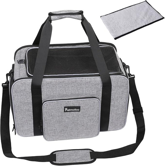Petmolico Cat Carrier Soft-Sided Pet Bag by Petmolico