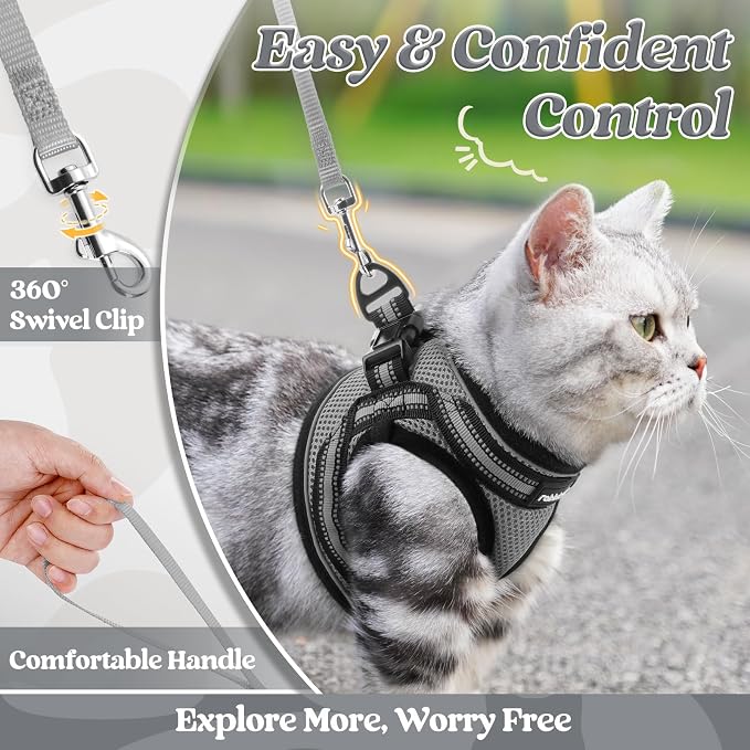 rabbitgoo Cat Harness and Leash Set - Image 6