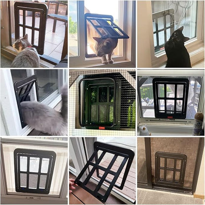 NAMSAN Cat Screen Door, Flap Opening 8.3 x 10.3 inches, Doggie Door - Image 2