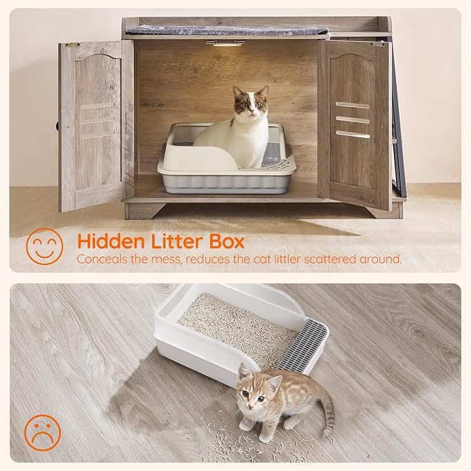 HOOBRO Cat Litter Box Enclosure - Image 5
