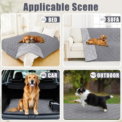 Smiry Waterproof Dog Bed Cover Blanket 82x102, Soft Reversible Pet Blanket - Image 5