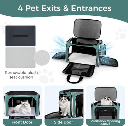 BAGLHER Pet Travel Carrier, Cat Carriers Dog Carrier - Image 4