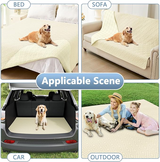 hyha Waterproof Dog Blanket, Soft Dog Bed Cover Pet Blankets, Waterproof Sofa - Image 6