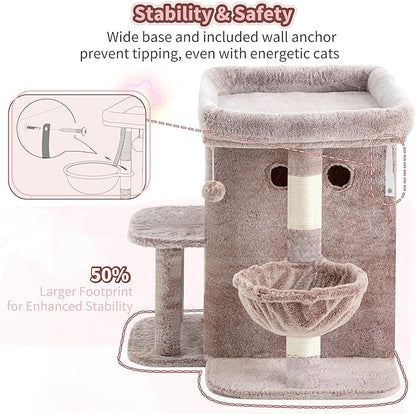 Heybly Cat Tree, 25.6-inch Cat Tower - Image 6