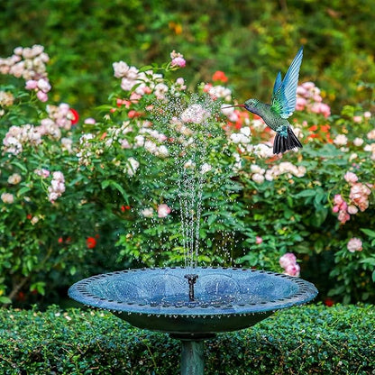 AISITIN Solar Fountain Pump 2.5W, 6.7" Solar Powered Water Fountain - Image 5