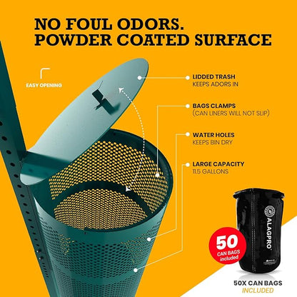 ALAGPRO® Pet Waste Station Outdoor Dog Waste Station - Image 7