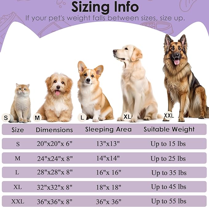 Dog Beds Large Sized Dog and Cats, 32in Pet Beds - Image 2