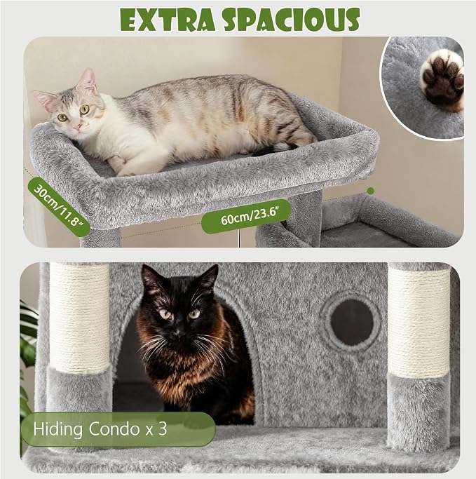 84.6" Multi-Level Tall Cat Tree Tower - Image 4
