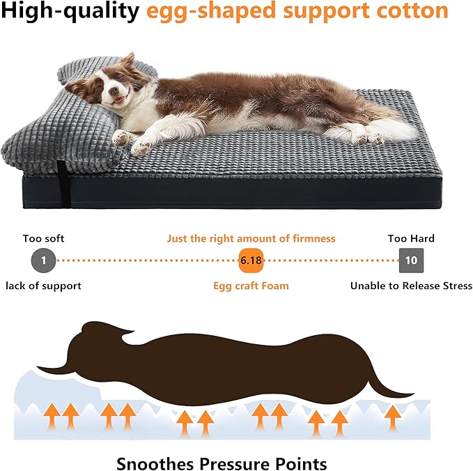 KISYYO Orthopedic XL Dog Beds for Extra Large Dogs - Image 2