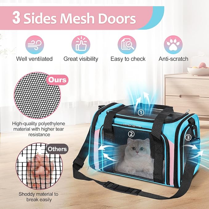 Discala Cat Dog Carrier Pet Carrier - Image 5