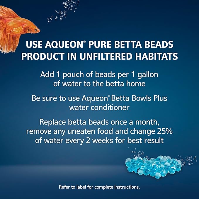 Aqueon PURE Betta Beads, Water Care - Image 5