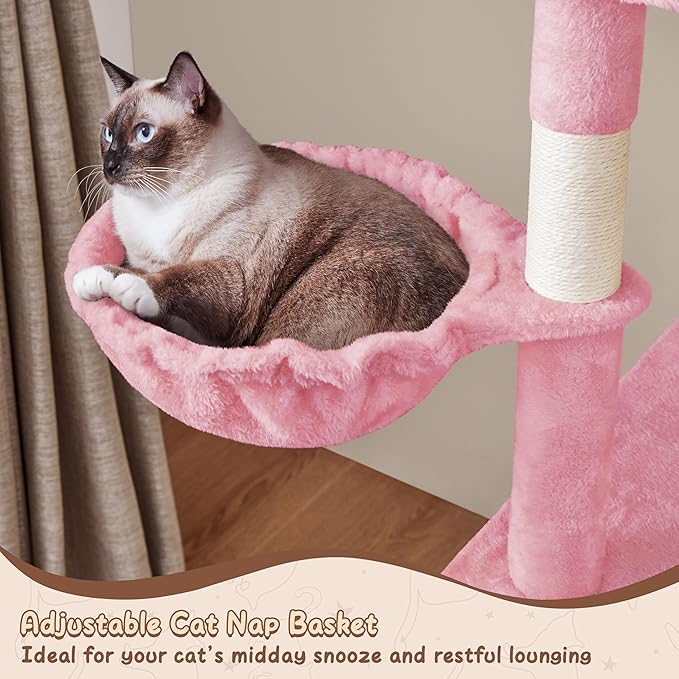 Yaheetech 63.5″ H Cat Tree, Cat Furniture - Image 7