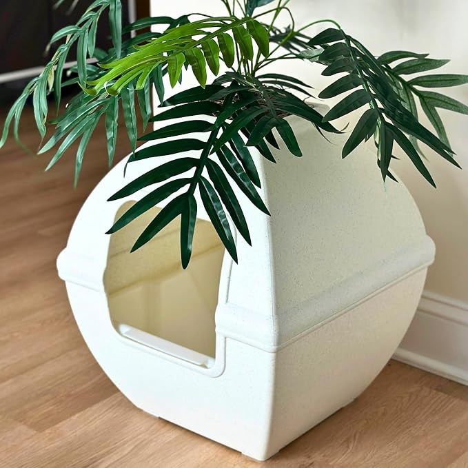 Good Pet Stuff Hidden Litter Box Planter, Decorative Cat Litter Enclosure - Image 3