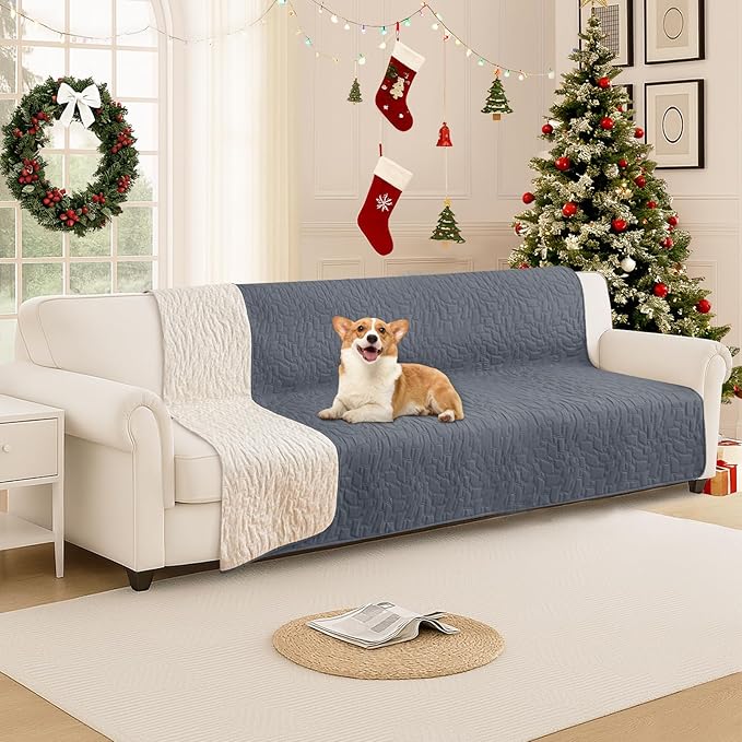 Waterproof Dog Blanket, Non-Slip Soft Pet Bed Cover, Couch Cover by CYCMACOHOME