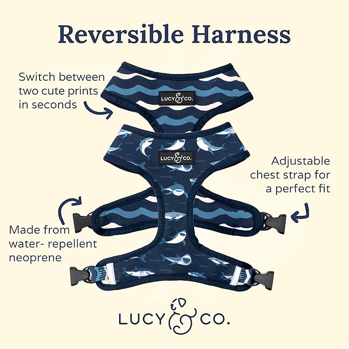Lucy & Co. Reversible Dog Harness Walking Halter - Image 2