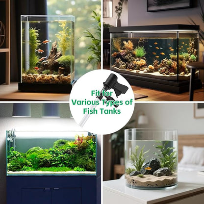 Aquarium Gravel Cleaner, Fish Tank Cleaner, Manual Vacuum Water Changer - Image 4