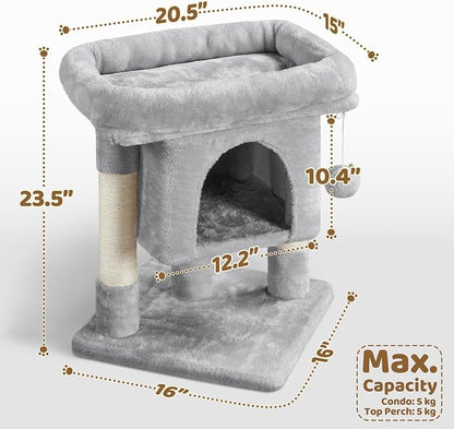 Yaheetech 23.5in Cat Tree Tower, Cat Condo - Image 7