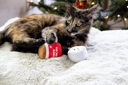 Pearhead Hot Cocoa Christmas Cat Toy Set, Holiday Pet Owner Gift, Holiday Must - Image 9
