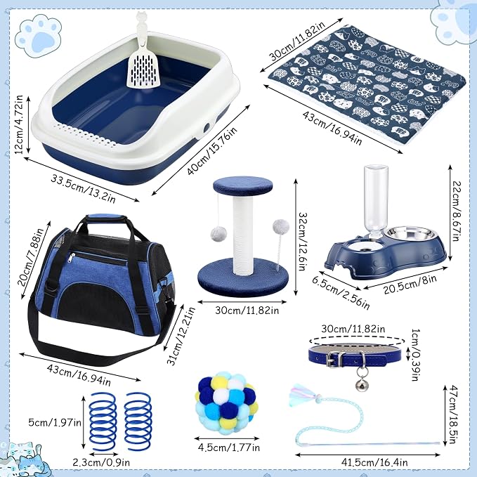 Eccliy Kitten Starter Kit, Pet Toy, Folding Carrier, Climbing Frame, Automatic - Image 3