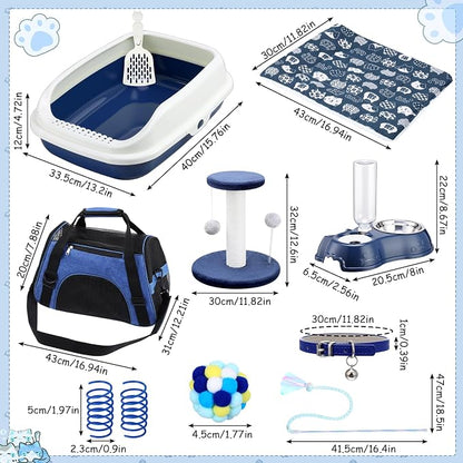 Eccliy Kitten Starter Kit, Pet Toy, Folding Carrier, Climbing Frame, Automatic - Image 3