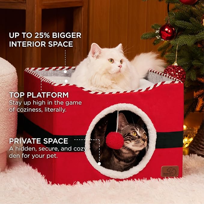 Bedsure Cat Beds for Indoor Cats - Image 2