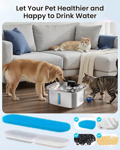 10L Dog Water Bowl Dispenser Fountains Accessories, Pet Cat Water Fountain - Image 3