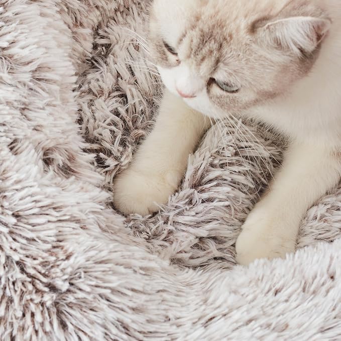 WESTERN HOME WH Calming Dog & Cat Bed, Anti-Anxiety Donut Cuddler Warming Cozy - Image 6