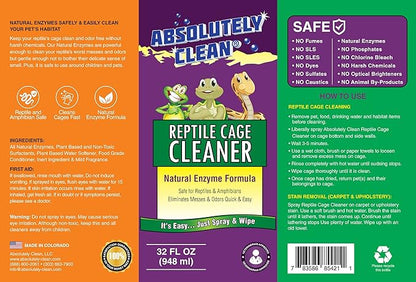 Absolutely Clean Amazing Reptile & Amphibian Terrarium Cleaner and Deodorizer - Image 4