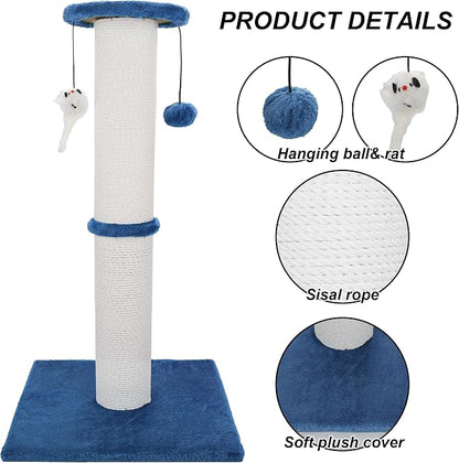 Cat Scratching Post 34 Inches Heavy Duty and Thicker Cat Scratching Post Sisal - Image 6