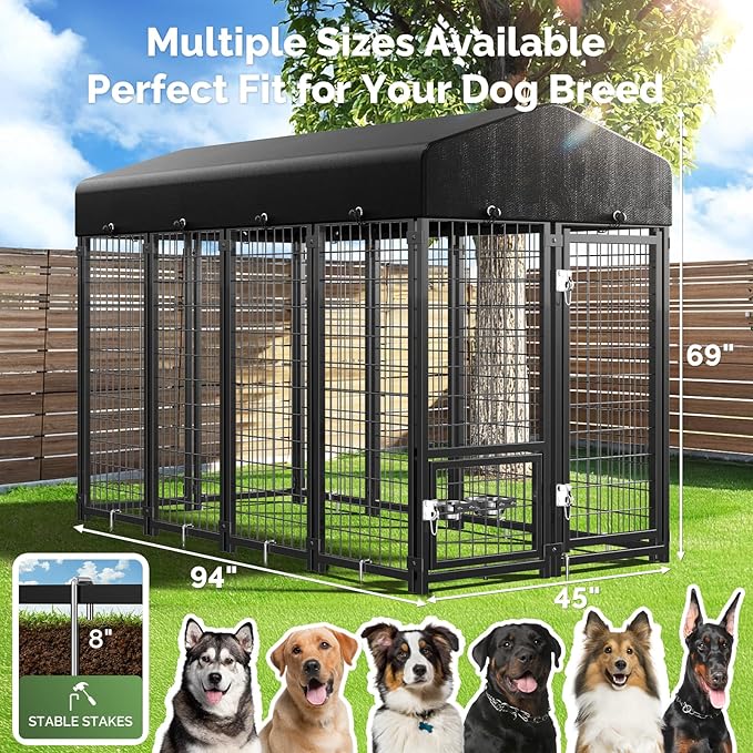 Sino Luban Outdoor Dog Kennel Outside Run - Image 6