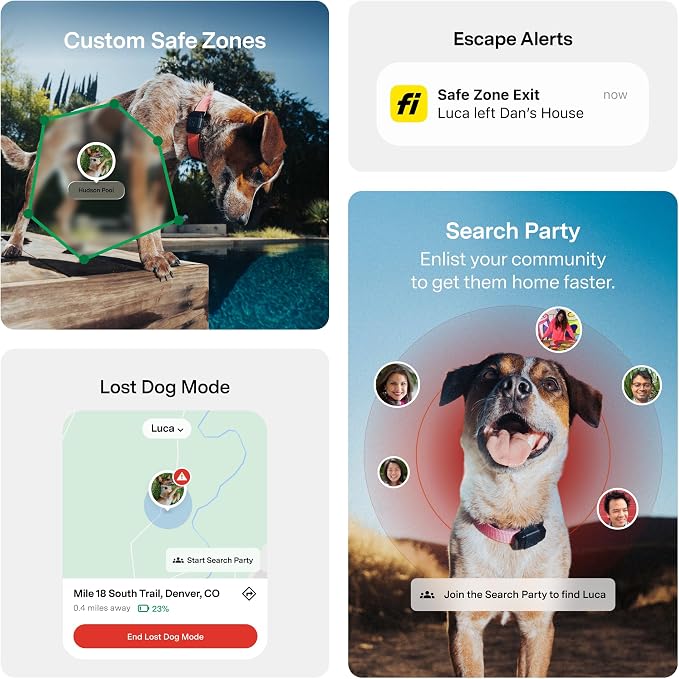 Fi Mini GPS Tracker for Dogs — 12-Month Membership Included — Smart Pet - Image 4