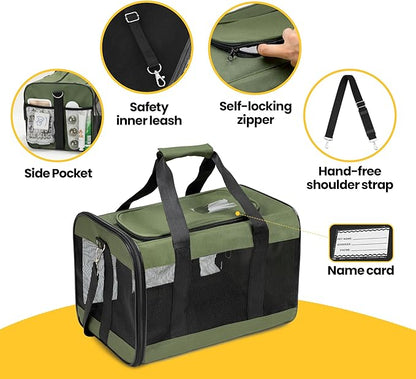 Dog Carrier Soft Sided, Large Cat Carrier - Image 5
