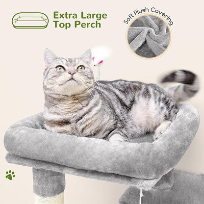 Globlazer Cat Tree Tower for Indoor Cats, 50-inch Adult Cat Tree House for - Image 3