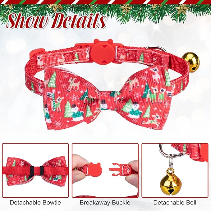Christmas Breakaway Cat Collar - Image 6