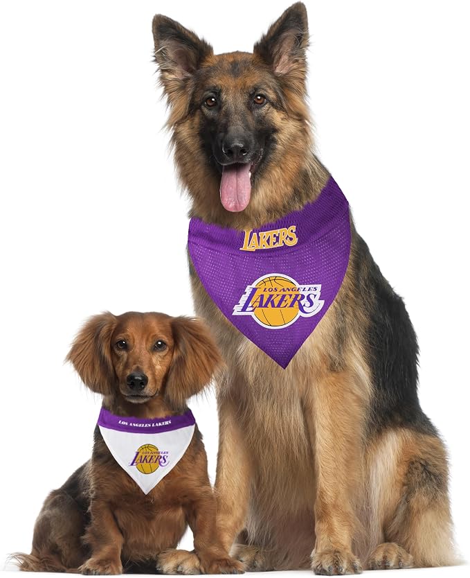 Pets First NBA LA Lakers Reversible Bandana Size XX-Large - Image 6