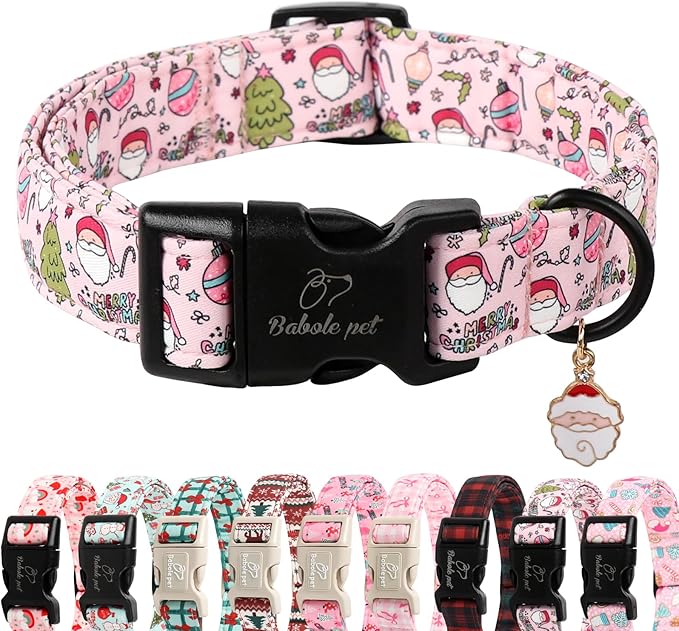 Christmas Dog Collar for Giant Large Dogs by Babolepet