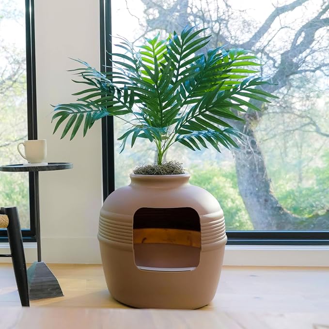 Good Pet Stuff Hidden Litter Box Planter, Decorative Cat Litter Enclosure - Image 13